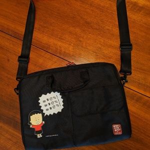 Angry Little Girls laptop bag